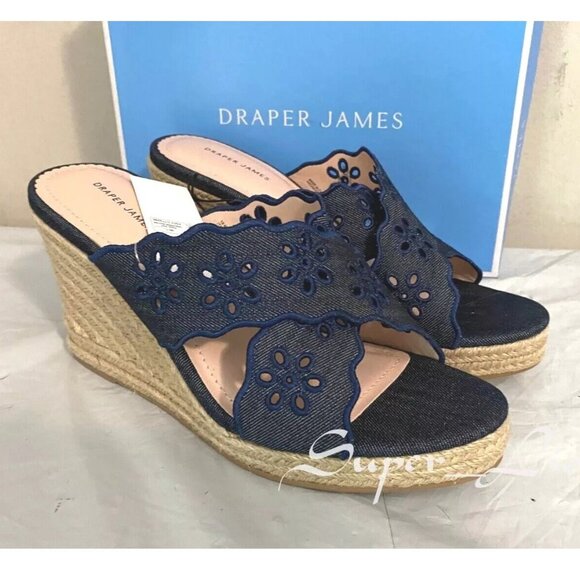 Draper James Emily Women NEW Draper James Women\'s Emily Wedge Heel Sandals